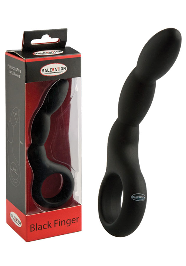 stimulateur anal MALESATION Black Finger
