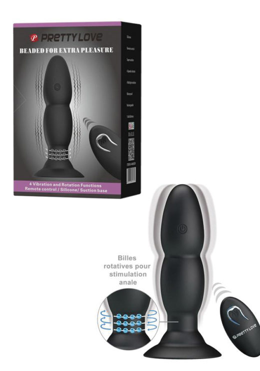 Beaded Vibrating Plug PRETTY LOVE
