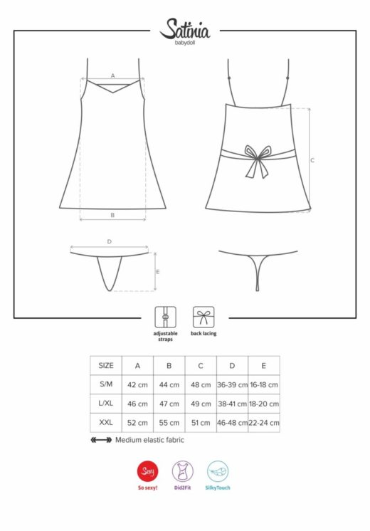 SATINIA Babydoll Black – Image 5