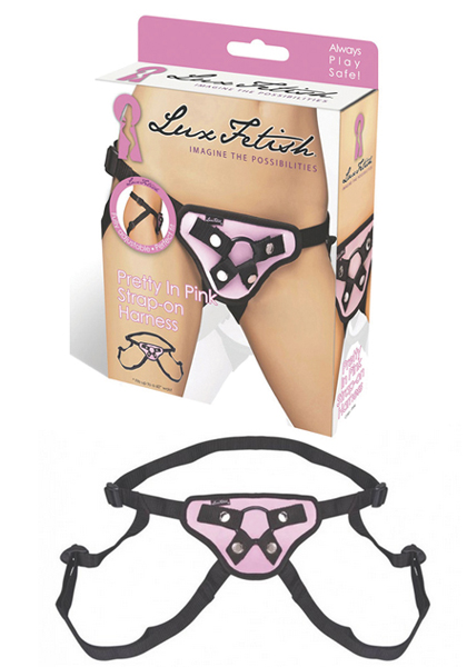 Harnais LUX FETISH Pretty in Pink