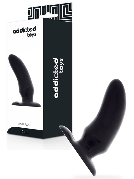 Plug anal P-Spot ADDICTED TOYS noir 12cm