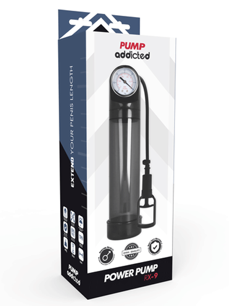 Développeur pénis PUMPED ADDICTED RX-9 noir