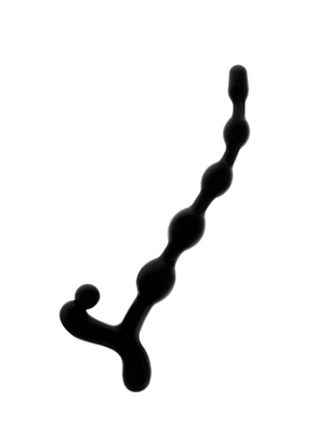 Chapelet anal ADDICTED TOYS noir 22cm