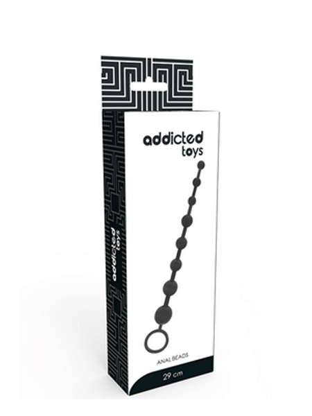 Chapelet anal ADDICTED TOYS noir 29cm