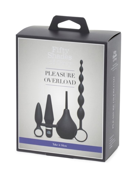Coffret spécial anal FIFTY SHADES OF GREY 4 articles