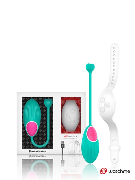 Oeuf vibrant WEARWATCH aquamarine à télécommande Watchme