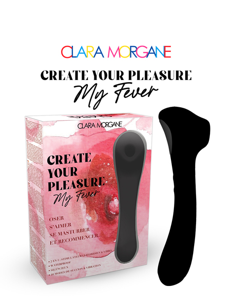 Stimulateur clitoridien CLARA MORGANE My Fever noir