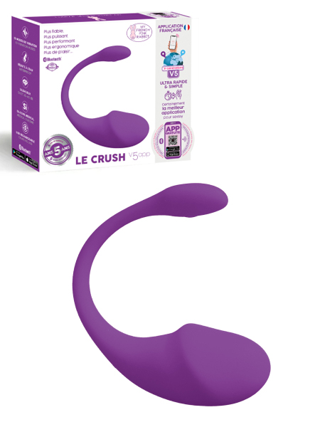 Stimulateur vibrant Le Crush CLARA MORGANE violet